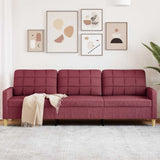vidaXL Fauteuil 60 cm stof lichtgrijs