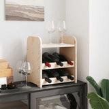 vidaXL Wijnrek 33x25x37 cm massief grenenhout