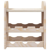 vidaXL Wijnrek 33x25x37 cm massief grenenhout