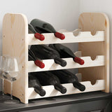 vidaXL Wijnrek 33x25x37 cm massief grenenhout