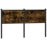 vidaXL Replacement Headboard 75 cm Engineered Wood and Steel Smoked Oak