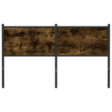 vidaXL Replacement Headboard 75 cm Engineered Wood and Steel Smoked Oak