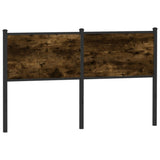 vidaXL Replacement Headboard 75 cm Engineered Wood and Steel Smoked Oak