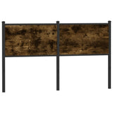 vidaXL Replacement Headboard 75 cm Engineered Wood and Steel Smoked Oak