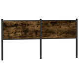 vidaXL Replacement Headboard 75 cm Engineered Wood and Steel Smoked Oak