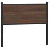 vidaXL Replacement Headboard 75 cm Engineered Wood and Steel Smoked Oak