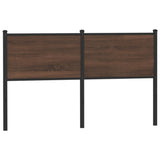 vidaXL Replacement Headboard 75 cm Engineered Wood and Steel Smoked Oak