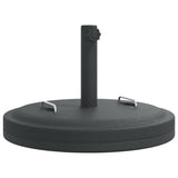 vidaXL Parasol Base with Handles for Ø38 / 48 mm Pole 25 kg Round
