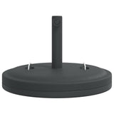 vidaXL Parasol Base with Handles for Ø38 / 48 mm Pole 25 kg Round