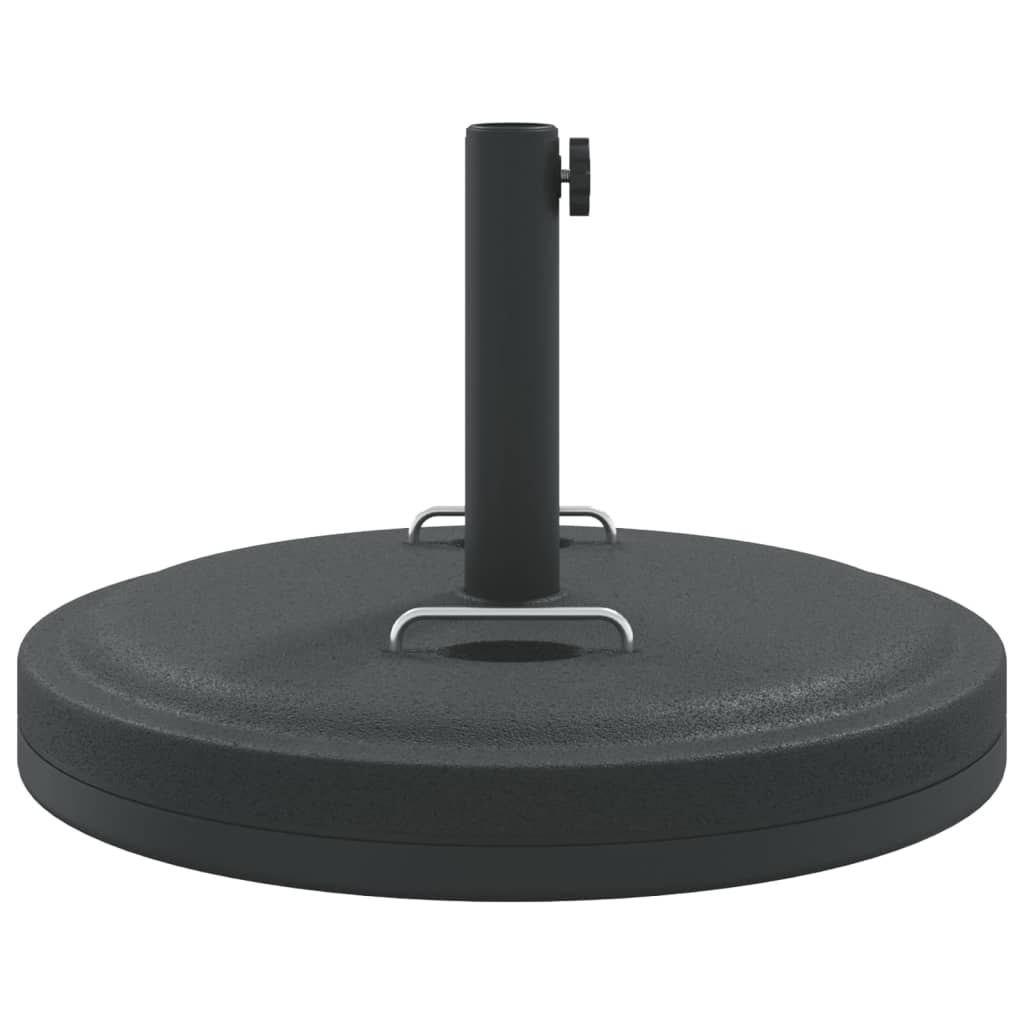 vidaXL Parasol Base with Handles for Ø38 / 48 mm Pole 25 kg Round