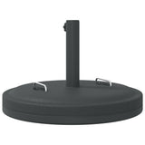 vidaXL Parasol Base with Handles for Ø38 / 48 mm Pole 25 kg Round