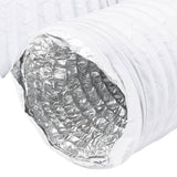 vidaXL Ventilatieslang Ø10 cm 6 m aluminium en PVC
