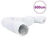vidaXL Ventilatieslang Ø10 cm 6 m aluminium en PVC