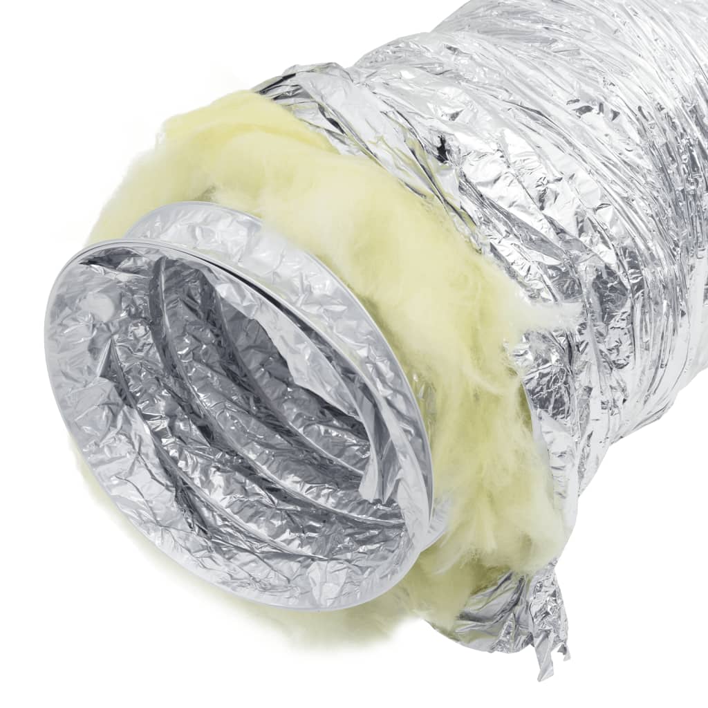 vidaXL Ventilatieslang geïsoleerd Ø15 6 m cm aluminium