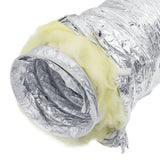 vidaXL Ventilatieslang geïsoleerd Ø15 6 m cm aluminium