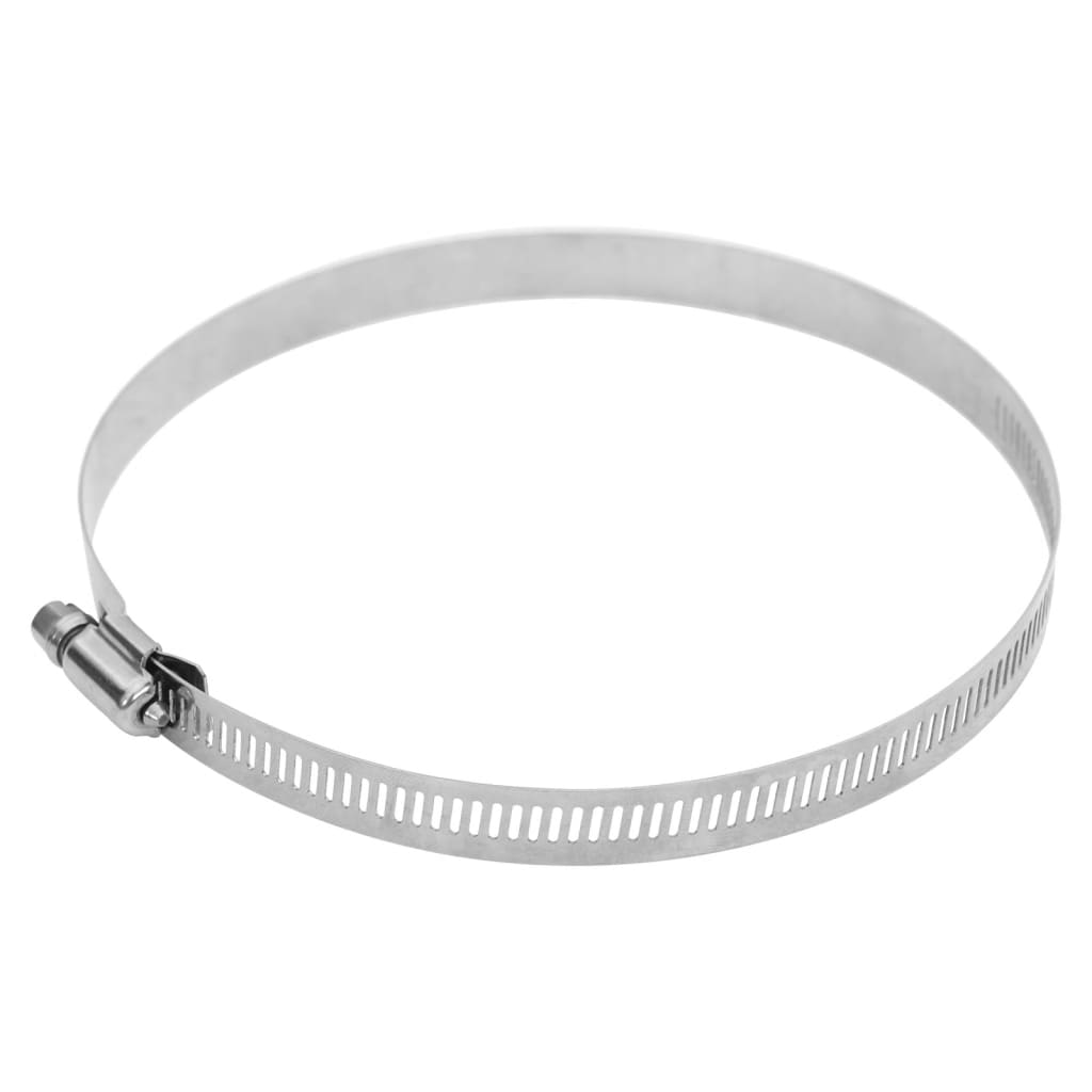 vidaXL Hose clamps 6 pieces 91-110 mm 304 stainless steel