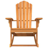 vidaXL Adirondack Rocking Chair Solid Teak Wood