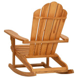 vidaXL Adirondack Rocking Chair Solid Teak Wood