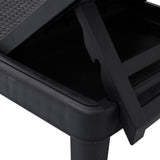 vidaXL Ligbed in 4 standen verstelbaar 155,5x57x28 cm polypropeen