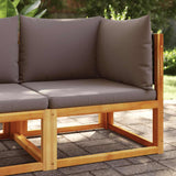 vidaXL Tuintafel 65x65x29 cm massief acaciahout