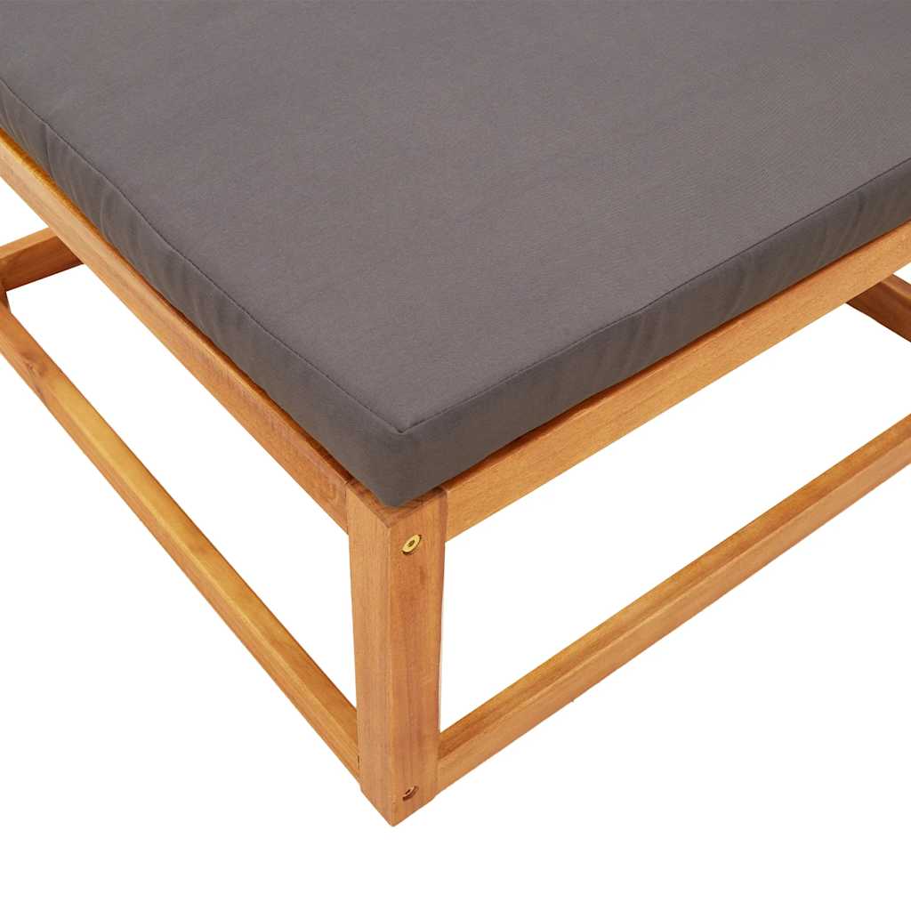 vidaXL Tuintafel 65x65x29 cm massief acaciahout
