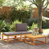 vidaXL Tuintafel 65x65x29 cm massief acaciahout