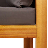 vidaXL Tuintafel 65x65x29 cm massief acaciahout