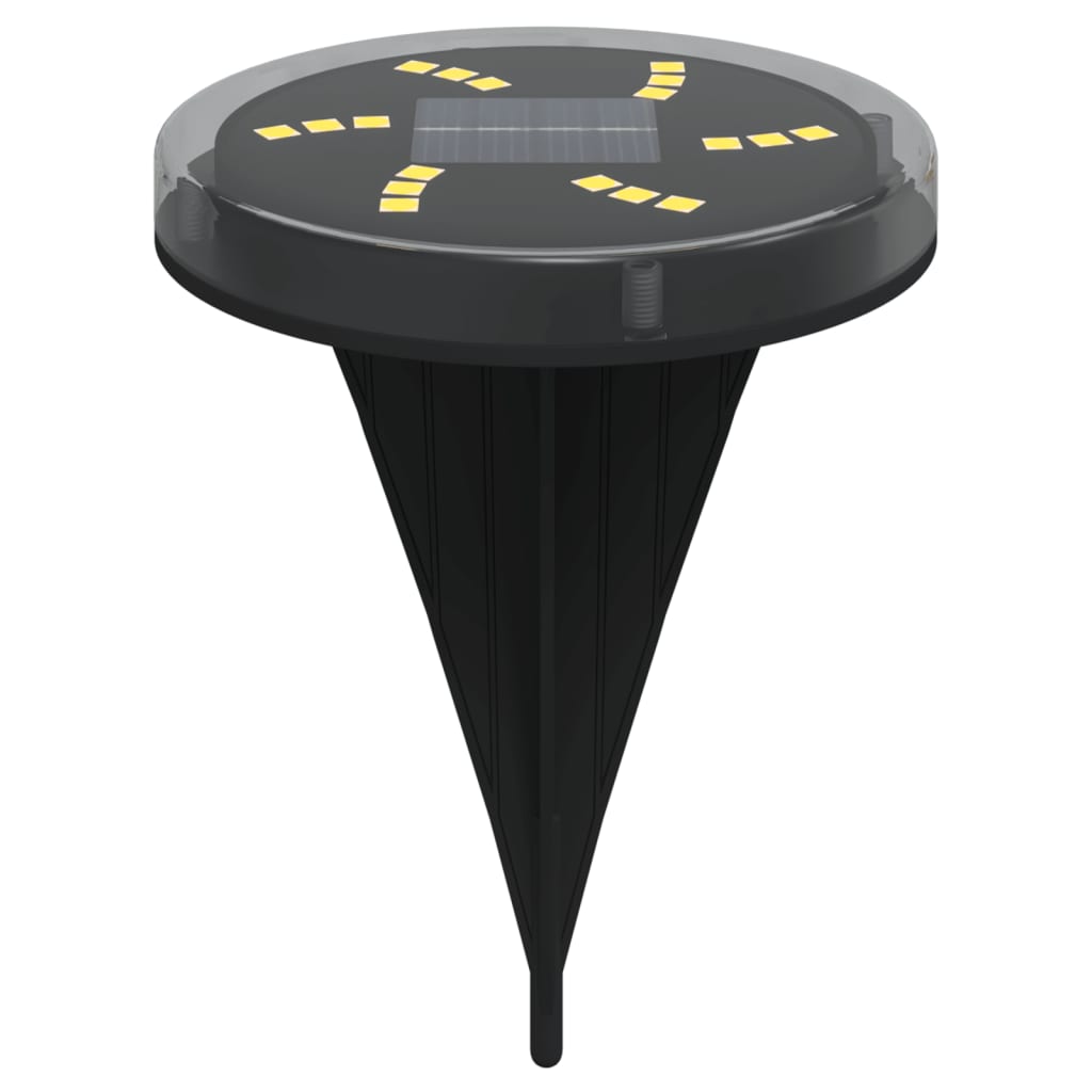 vidaXL Grondlampen 4 st solar met grondpennen warmwit