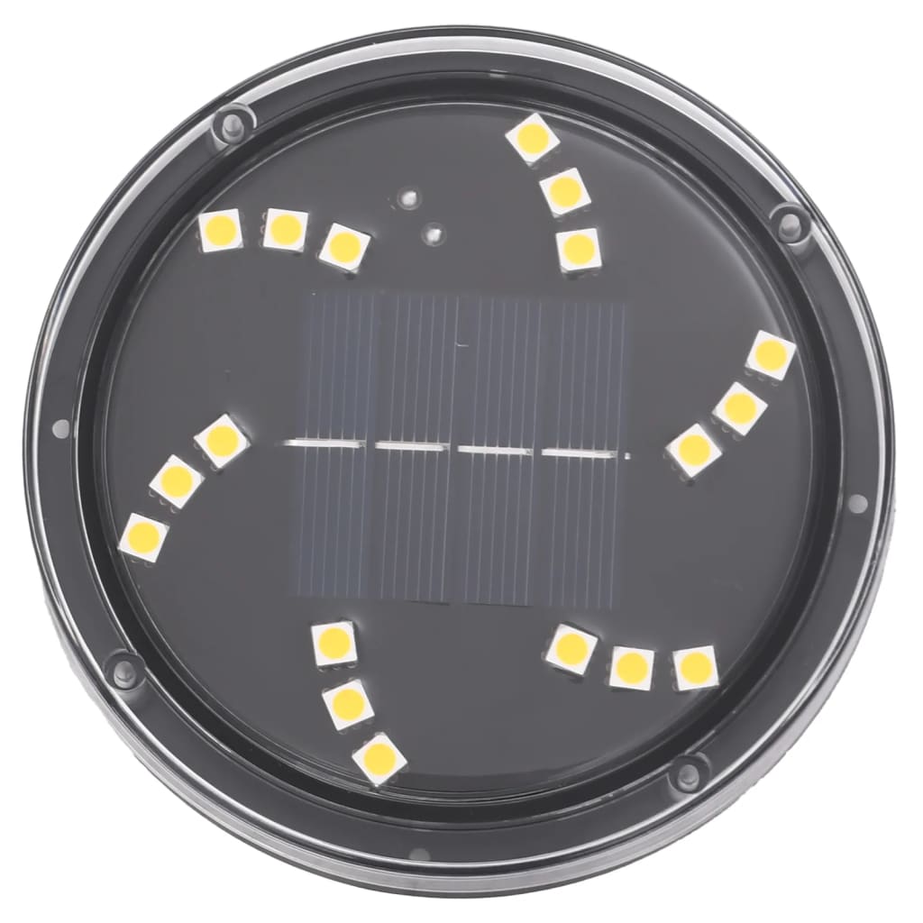vidaXL Grondlampen 4 st solar met grondpennen warmwit