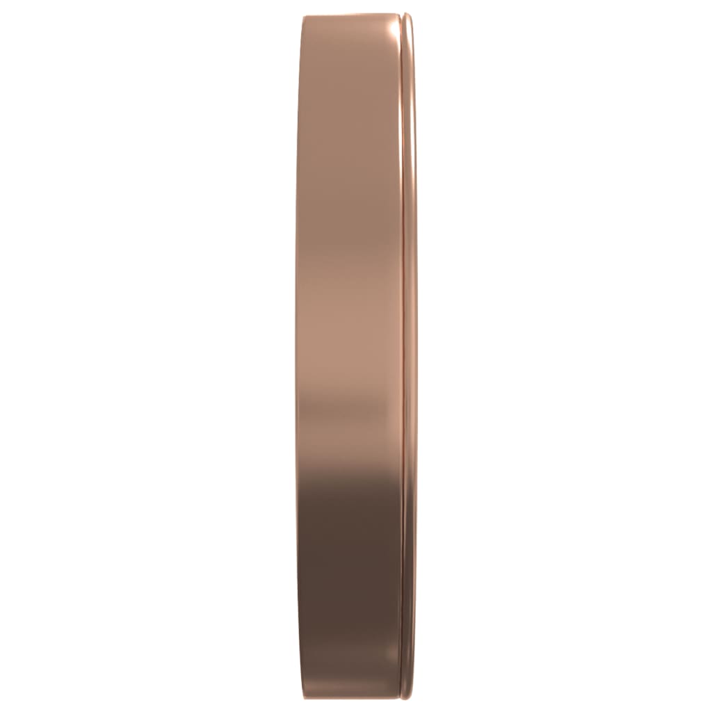vidaXL Wandklok Ø29,5 cm polystyreen en glas goudkleurig en blauw