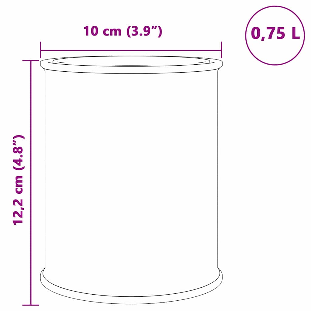 vidaXL Meubelverf Zwart 0,75 L Wandprint