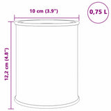 vidaXL Meubelverf Zwart 0,75 L Wandprint