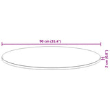 vidaXL Tabletop round Ø 40x2 cm solid acacia wood