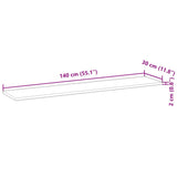 vidaXL Tafelblad rechthoekig 40x20x2 cm massief acaciahout