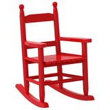 vidaXL Schommelstoelen 2 st voor kinderen massief populierenhout wit