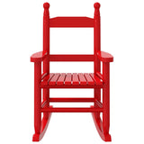 vidaXL Schommelstoelen 2 st voor kinderen massief populierenhout wit