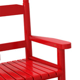 vidaXL Schommelstoelen 2 st voor kinderen massief populierenhout wit