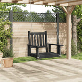 vidaXL Garden Swing Chair with Metal Chains Solid Spruce Wood Brown
