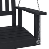 vidaXL Garden Swing Chair with Metal Chains Solid Spruce Wood Brown