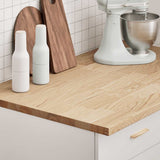 vidaXL Keuken werkblad rechthoekig 40x63,5x2,7 cm massief eikenhout