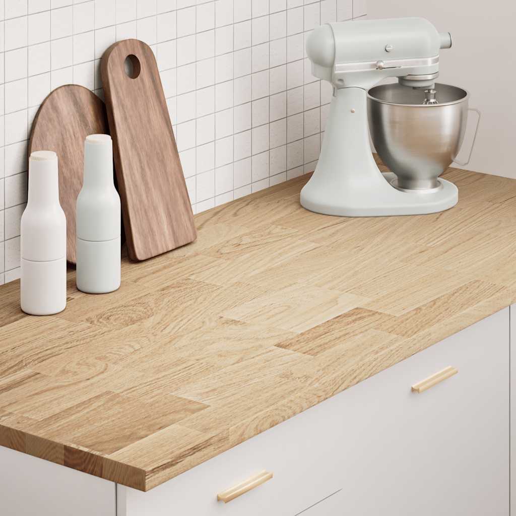 vidaXL Keuken werkblad rechthoekig 40x63,5x2,7 cm massief eikenhout
