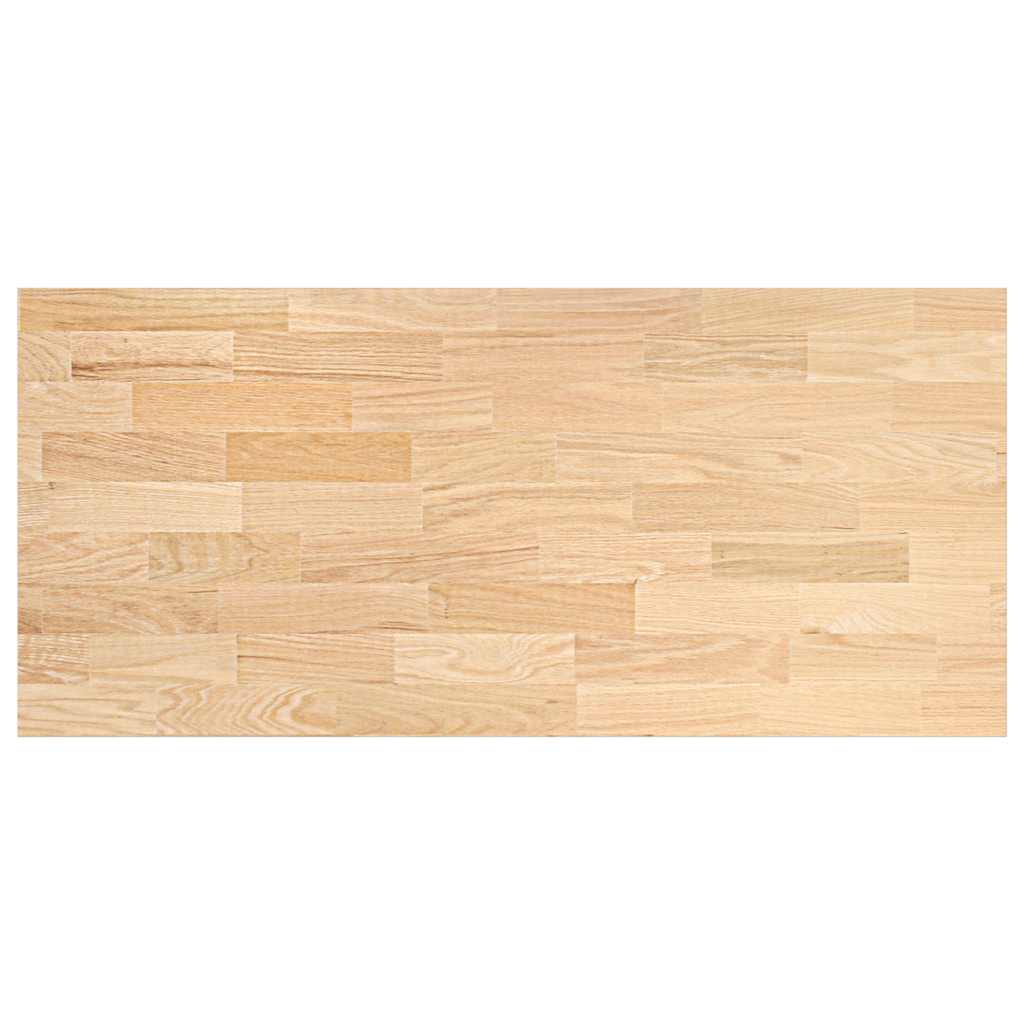 vidaXL Keuken werkblad rechthoekig 40x63,5x2,7 cm massief eikenhout