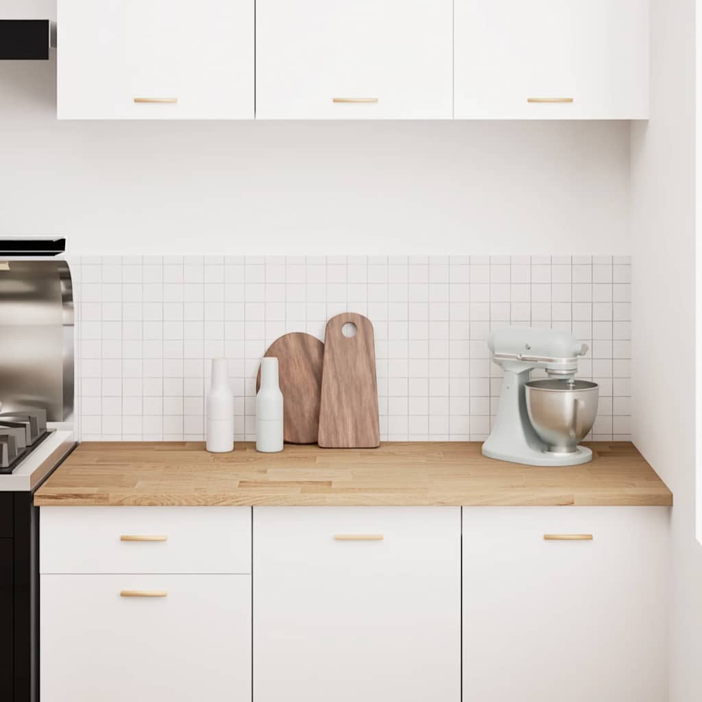vidaXL Keuken werkblad rechthoekig 40x63,5x2,7 cm massief eikenhout