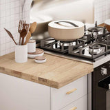 vidaXL Keuken werkblad rechthoekig 40x63,5x2,7 cm massief eikenhout