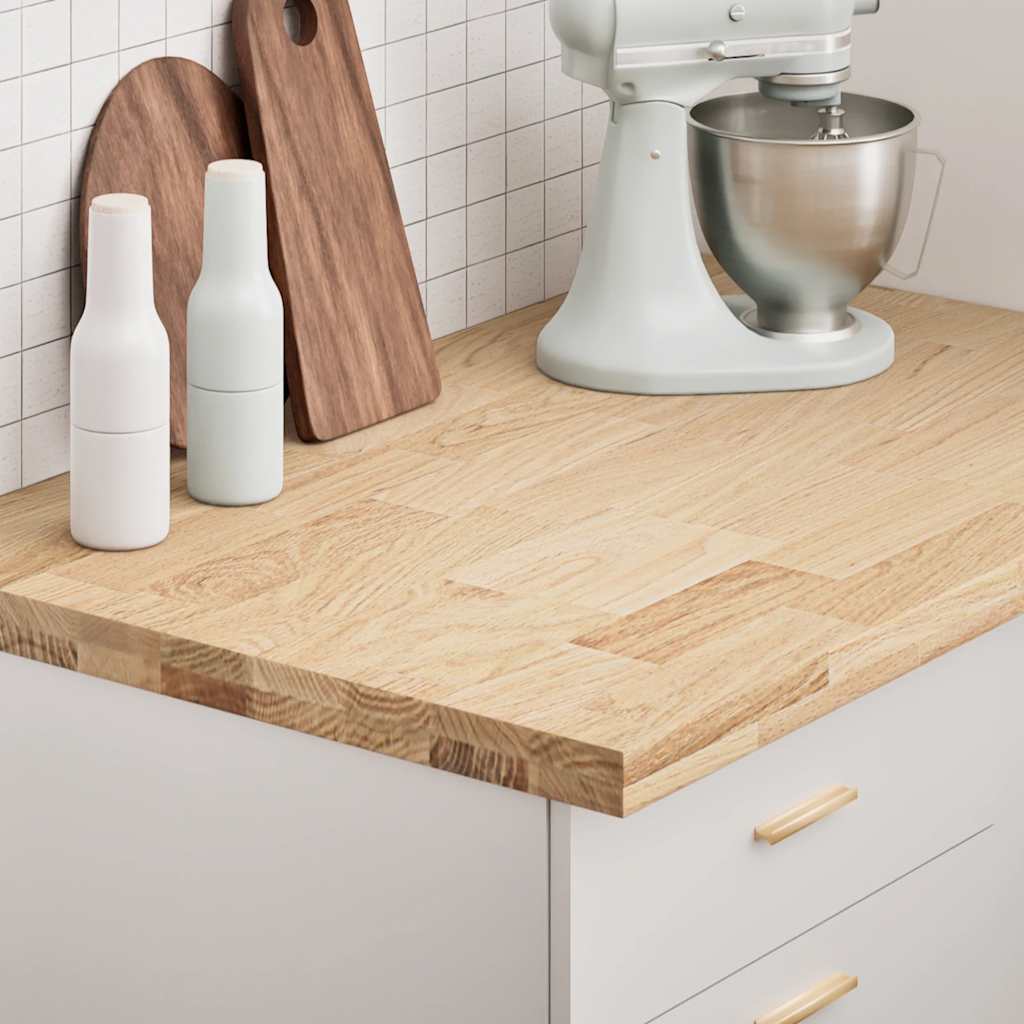 vidaXL Keuken werkblad rechthoekig 40x63,5x2,7 cm massief eikenhout