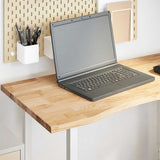 vidaXL Rectangular Desk Top 80x50x2.5 cm Untreated Oak Wood