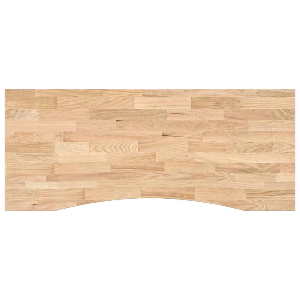 vidaXL Rectangular Desk Top 80x50x2.5 cm Untreated Oak Wood