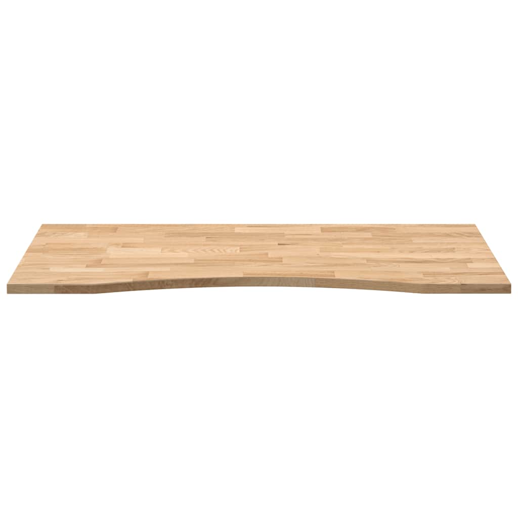 vidaXL Rectangular Desk Top 80x50x2.5 cm Untreated Oak Wood
