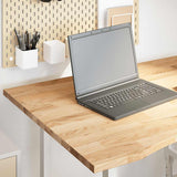 vidaXL Rectangular Desk Top 80x50x2.5 cm Untreated Oak Wood