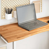 vidaXL Rectangular Desk Top 80x50x2.5 cm Untreated Oak Wood